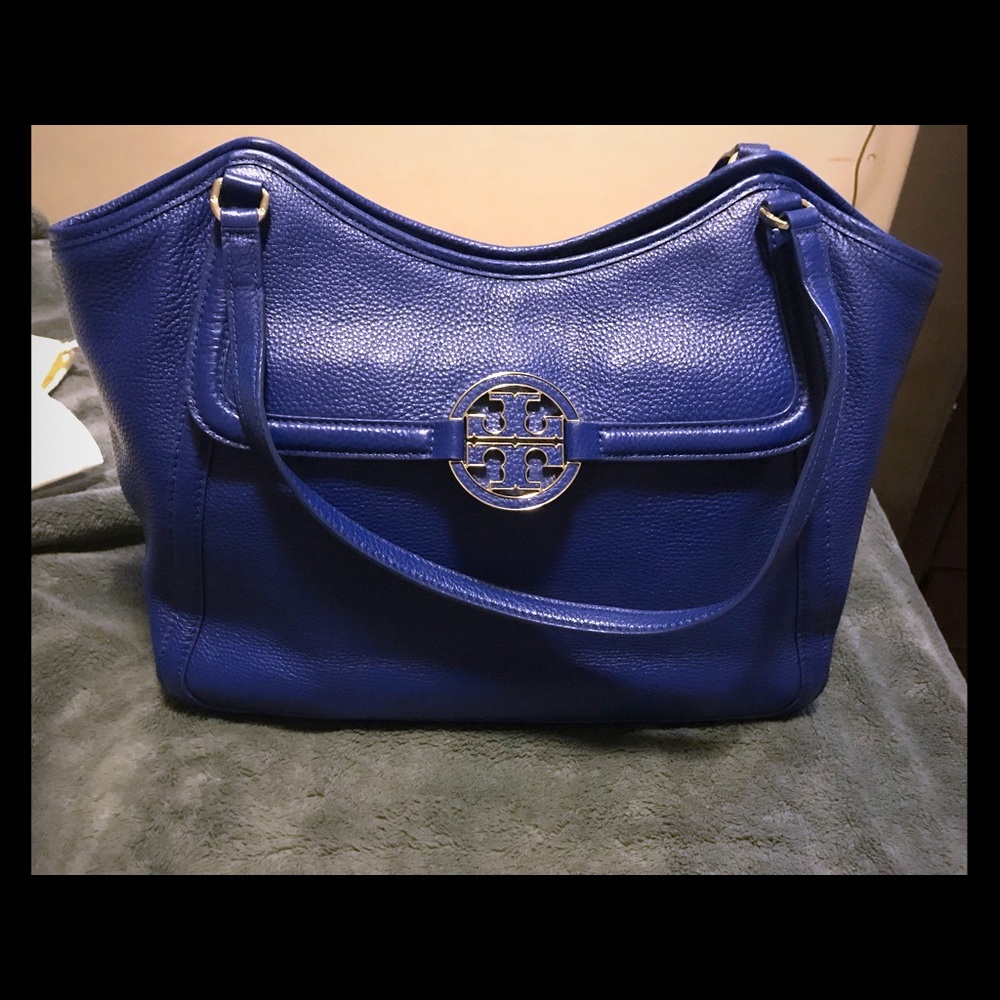 Royal Blue Tory Burch Tote